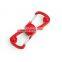 promotion gift dual zinc alloy carabiner fidget spinner