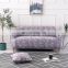 i@home morden simple non-slip polyester marble pattern printed elastic sofa cover stretch grey