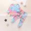 Baby Clothes Tie-dye Ribbed Long Sleeve  Tops + Long Pants 2pcs Outfit Children Boy Girl Casual Clothes Kids Clothing