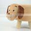 Custom wooden stool for kids funny cute carton animal shape footstool ottoman