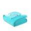 wholesale price cheap soft fleece flannel minky solid color sofa beach thick traveling airplane blanket for adult