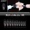 2020 Hot Sale acrylic design 500pcs Nail Art Design half Cover Artificial False Coffin Ballet virtual french Nail Tips