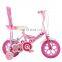 Wholesale Hot Sale Kids Bikes with EVA Wheels/OEM Custom Cheap Baby Bicycle with Backrest /Beautiful Princess Children Cycle