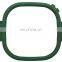High quality Tajima Green Plastic Embroidery Hoops Frames TA324 with Arm Width 360mm Industrial Tubular Frames