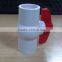 compact white upvc ball valve SOCKET/THREAD style