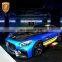 High quality carbon fiber transparent car engine hood bonnet covers accessories for Mercedes AMG GT