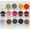 fashion colorful fuzz planting woolen overcoat button