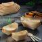 Vitalucks customized logo modern simple 9inch disposable pine birch bamboo japanese wooden sushi serving boat