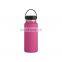 Hot Selling 18/8 Stainless Steel Sports Motivational Water Bottle Keep Hot and Cold Insulated Custom Logo 2021