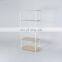 Metal book shelf Northern Europe Style simple design DIY Multifunction  storage Shelves  OEM Size