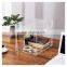 2 Tier Acrylic Document Storage Tray Multifunctional Food Serving Tray Desktop Tray Document Holder