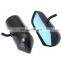 Rear View Mirror F1 Style Real Carbon Fiber Car Reflector Mirror Blue Tint Metal Bracket Left and Right Side Mirror