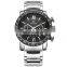 Megir 3008 Mens Top Brand Luxury Chronometer Army Military Watches Stainless Steel Calendar Chronograph Quartz Wristwatch