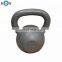 China OEM Foundry Custom Made Weight 28kg Kettle bell Men's Fitness Cast Iron Kettlebell with Logo