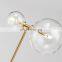 Modern Metal LED Table Lamp Double Head Glass Desk Light Art Decoration Gold Table Light