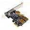 Pci-e 1x Riser Card Pcie 1 To 4 Usb 3.0 Port Slot Expansion Card Adapter Multiplier 1 To 4 Pcie Splitter For Gpu Graphics Cards