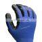 Oilproof Waved Nitrile Dipped Excellent Grip Safety Gloves Smooth Nitrile Coated Ultra-Thin Work Gloves For Automotive Industry