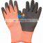 High Dexterity Super Touch 18G Nylon Spandex Nitrile Coated  Sandy Finished Work Glove For Women