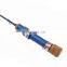 70cm Ocean Blue Ice Fishing Rod with Carbon Fiber Blank
