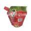 custom logo plastice coolers tropical berry juice spout pouch stand up beverage bags 60ml 80ml 125ml 100ml 150ml 200ml