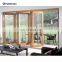 Exterior External Aluminum Wood Folding Door Wooden Accordion Doors Timber Wood Bifold Door For Residential
