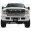 Grill  3 LED Amber Lights Modifying Front Grille fit for 2005-2007 Ford F-250 F-350 F-450 F-550
