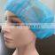 PP non woven disposable bouffant cap, hand made round caps