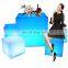 glowing ice cubes /Colorful Led illuminated Waterproof illuminated RGB remote control led beach chairs led 20inch cube