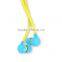 colorful earphone 3.5MM plug with microphone
