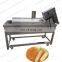 Professional automatic pork rinds frying machine Peas peanuts indian noodle snack chips continuous fryer