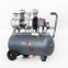 Bison China Silent Twin Cylinder Oil Free Air Compressor 1.5Kw 1500W For Indoor Works