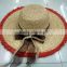 2016 new Raffia straw hand woven straw hat softtextile cap and hat