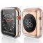 Transparent Cover for Apple Watch Series 7 5 6 3 2 1 38MM 42MM 360 Full Soft Clear TPU Screen Protector Case