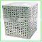 modern slick cut out metal stool or table / aluminium nickel finish metal coffee table for living room