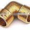 Male Brass Elbow pipe fittings produced in China
