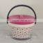 Lunch box with portable handle, ceramic inner tiffin box