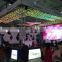 nice LED display and DJ Booth ,Triangle background wall-P5