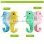 D512 Sea horse shaped Decorative self adhesive hook fashion wall hook cute plastic hook of ABS hook set