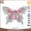 Delicate Color Metal Wall Art Butterfly