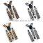 New Children Kids Boy Girls Clip-on Leopard Suspenders Elastic Adjustable Braces