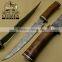 CITIZEN KNIVES, BEAUTIFUL CUSTOM HAND MADE DAMASCUS STEEL HUNTING BOWIE KNIFE