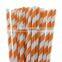 Baby Showers Striped Craft Paper Straw
