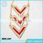 wholesale  gold chain crystal latest design statement necklace for women