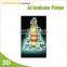 3d lenticular superstar poster 100% manufactory 3d poster