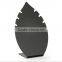 Leaf-shaped Black Acrylic Necklaces Display