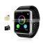 2016 Wholesale Top Selling GT08 Smart Watch With SIM Card ,MTK 6260A IOS Bluetooth Smart Watch GT08 VS DZ09 Android Smart Watch