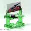 Professional restaurant acrylic display wine rack supermarket