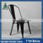 Wholesale cheap steel vintage industrial retro cafe metal chairs