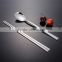Stainless Steel Korean Spoon and Chopsticks Set with PVC packing and nice design