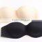 OEM Customized Black Cloth Plastic Strap Silicone One Piece Bra
